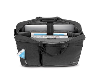 Solo Laptop Briefcase, Black Polyester (UBN310-4X)