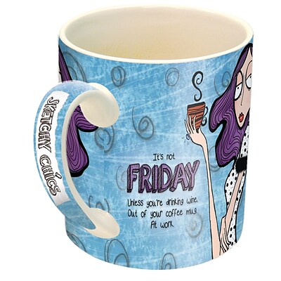 Sketchy Chics, Friday 14 Oz. Mugs (8122005)