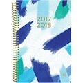 Bloom Daily Planners Blue Strokes 2017-18 Academic Planner (X001C-KBYVH)