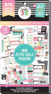 Me & My Big Ideas Mini Productivity Create 365 Happy Planner Sticker Value Pack (PPSV-32)