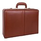 McKlein V Series, HARPER, Top Grain Cowhide Leather, Expandable Attaché Briefcase, Brown (80474)