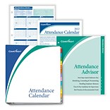 ComplyRight 2022 Attendance Calendar Kit, White, Pack of 200 (A1411W16PK200)