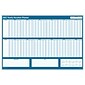 2022 ComplyRight 24 x 36 Dry Erase Calendar, Yearly Vacation Planner, Blue/White (J1712)