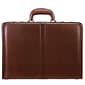 McKlein V Series, REAGAN, Top Grain Cowhide Leather,Attaché Briefcase, Brown (80444)