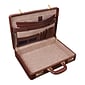 McKlein V Series, REAGAN, Top Grain Cowhide Leather,Attaché Briefcase, Brown (80444)