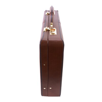 McKlein V Series, REAGAN, Top Grain Cowhide Leather,Attaché Briefcase, Brown (80444)