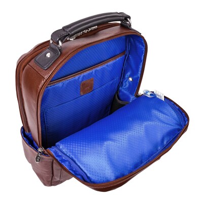 McKlein U Series Logan Laptop Backpack, Brown Leather (19080)