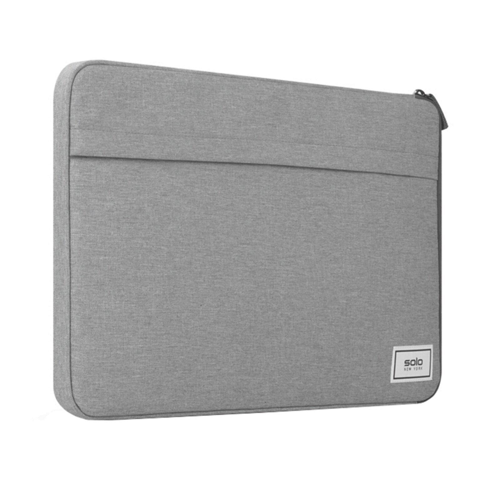 Solo New York Re:cycled Re:focus Polyester Laptop Sleeve for 11.6 Laptops, Gray (UBN112-10)