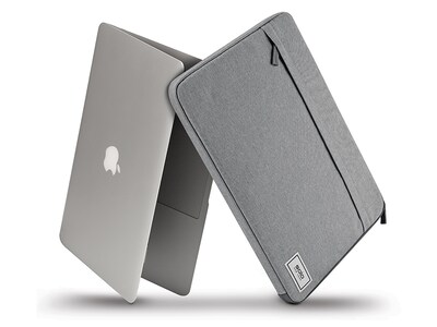 Solo New York Re:cycled Re:focus Polyester Laptop Sleeve for 11.6" Laptops, Gray (UBN112-10)