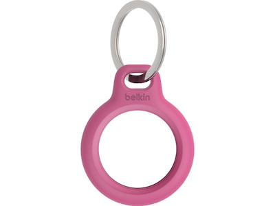 Belkin Secure Holder with Key Ring for AirTag, Pink (F8W973btPNK)
