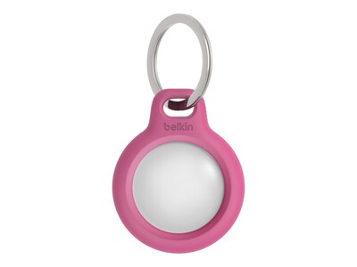 Belkin Secure Holder with Key Ring for AirTag, Pink (F8W973btPNK)