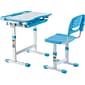 Mount-It! 26" Kid's Desk with Chair, Blue (MI-10202)