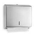 Alpine Industries Centerfold Paper Towel Dispenser, Brushed Stainless Steel (481)