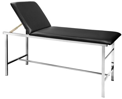 AdirMed Medical Exam Table, With Built-In Paper Towel Dispenser, Black (996-01-BLK)