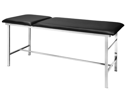 AdirMed Medical Exam Table, With Built-In Paper Towel Dispenser, Black (996-01-BLK)