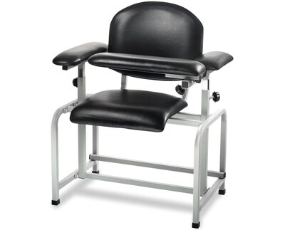 AdirMed Padded Blood Drawing Chair, Black (997-01-BLK)