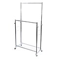 Seville Classics Commercial Double Rod Garment Rack (WEB395)