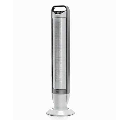 Seville Classics UltraSlimline 40 Inch Oscillating Tower Fan with Tilt Feature, White (EHF10202B)