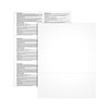 TOPS W-2 Tax Form, 1 Part, 3 Up, Employees copies cut sheet, White, 8 1/2 x 11, 100 Sheets/Pack
