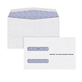 TOPS 2023 Pressure Seal Double Window Tax Form Envelopes, White, 100/Pack (DW4-S)