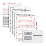 TOPS 2021 1099-INT Laser Tax Forms Kit, 100 Sets Per Kit (LINT4KIT-S)