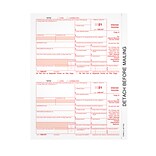 TOPS 2021 1099-INT Laser Tax Forms, 50 Forms/Pack (LINTFED-S)