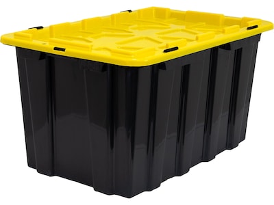 Rubbermaid RMRT140008 Roughneck Storage Box 14 Gallon - Navy Blue