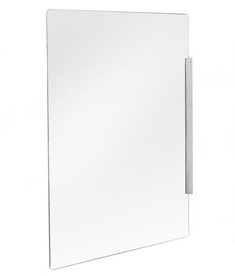 Gemini Magnetic Surface Mount Sneeze Guard, 26 x 40, Clear Acrylic (MAG4026-118)