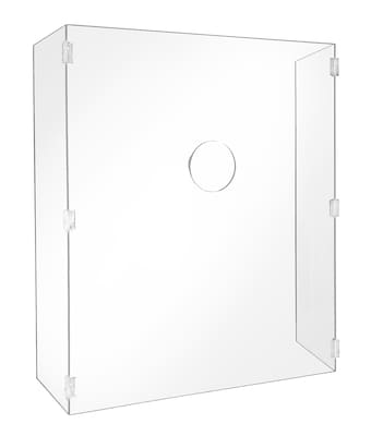 Gemini Freestanding Temperature Check Guard, 34H x 28W, Clear Acrylic (TCG2834-25)