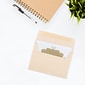 JAM Paper® A7 Parchment Invitation Envelopes, 5.25 x 7.25, Natural Recycled, 25/Pack (35394)