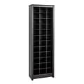 Prepac Space-Saving Shoe Storage Cabinet, Black (BUSR-0009-1)