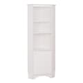 Prepac Elite White Tall 1-Door Corner Storage Cabinet (WSCC-0604-1)