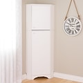 Prepac Elite White Tall 2-Door Corner Storage Cabinet (WSCC-0605-1)