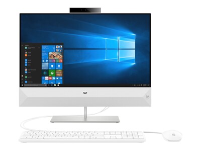 HP Pavilion 24-xa1009 5QB46AAR#ABL Refurbished All-in-One Gaming Desktop Computer, AMD Ryzen 5, 8GB Memory, 2TB HDD