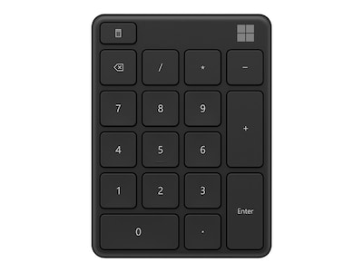 Microsoft Number Pad Wireless Keypad, Matte Black (23O-00016)