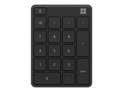 Microsoft Number Pad Wireless Keypad, Matte Black (23O-00016)