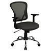 Flash Furniture Mid-Back Office Chair, Dark Gray