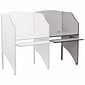 Flash Furniture Add-On Study Carrel, Grey