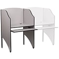 Flash Furniture Starter Study Carrel, Grey