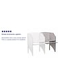 Flash Furniture Add-On Study Carrel, Grey