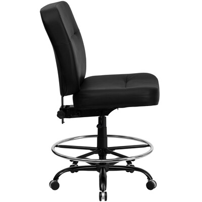 Belnick Hercules™ Series Drafting Stools with Extra Wide Seat, Black