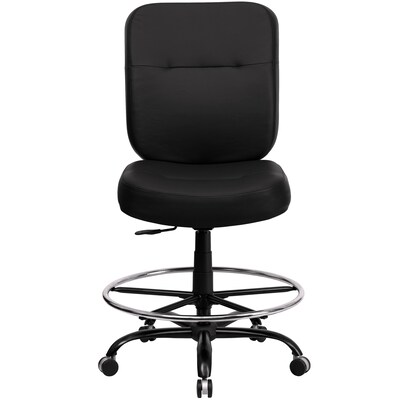 Belnick Hercules™ Series Drafting Stools with Extra Wide Seat, Black