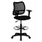 Flash Furniture Mesh Back Fabric Drafting Chair, Black (WL-A277-BK-AD-GG)
