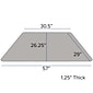 Flash Furniture Wren Trapezoid Activity Table, 29" x 57", Height Adjustable, Gray (XUA3060TRAPGYTA)
