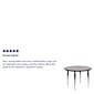 Flash Furniture Wren 42'' Round Activity Table, Height Adjustable, Gray (XUA42RNDGYTA)