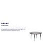 Flash Furniture Wren 42'' Round Activity Table, Height Adjustable, Gray (XUA42RNDGYTP)