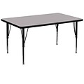 Flash Furniture Rectangle Activity Table, Gray (XUA3672RECGYTP)