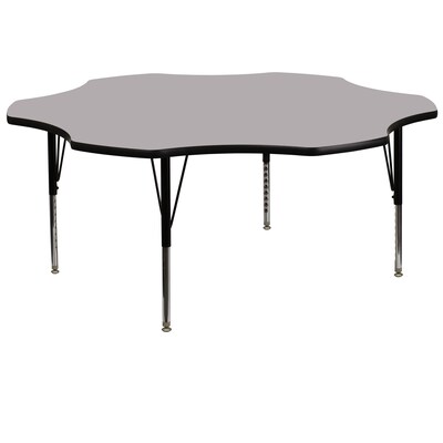 Flash Furniture Flower Activity Table, Gray (XUA60FLRGYTP)