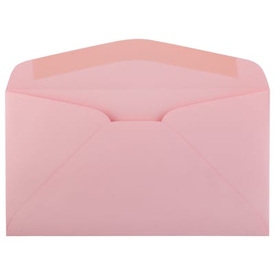 JAM Paper #6 3/4 Invitation Envelope, 3 5/8 x 6 1/2, Baby Pink, 1000/Carton (72660)