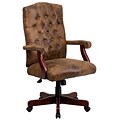 Flash Furniture Bomber Fabric Executive Chair, Rustic brown (802BRN)